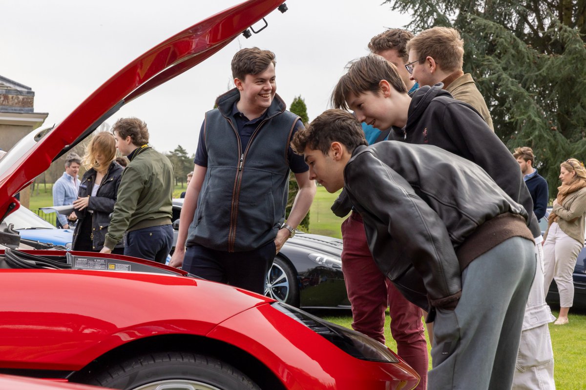 The Cedar Lawn came alive on Saturday as Young Members brought their cars to Woodcote Park for the first Drive-In of the year. There was everything from a Fiat 500 to a Ferrari Portofino, a parade of Porsches and a Series 1 Land Rover!