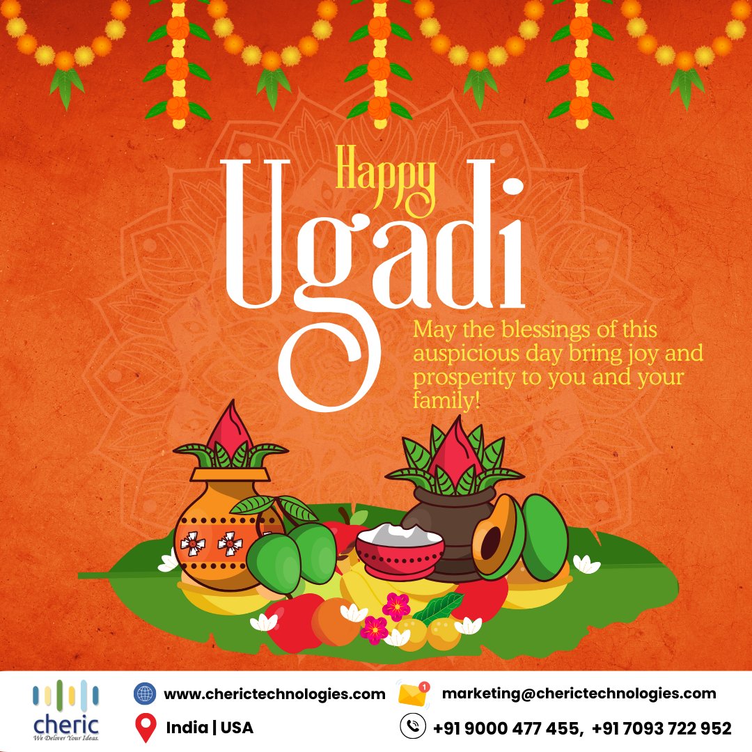 As we celebrate Ugadi, may the year ahead be filled with vibrant colors, delicious treats, and unforgettable memories. Happy Ugadi
#HappyUgadi  #UgadiCelebrations #NewYearWishes #FestiveVibes #Ugadi2024 #ColorfulTraditions #SweetTreats #FamilyMoments #JoyfulBeginnings #Hyderabad