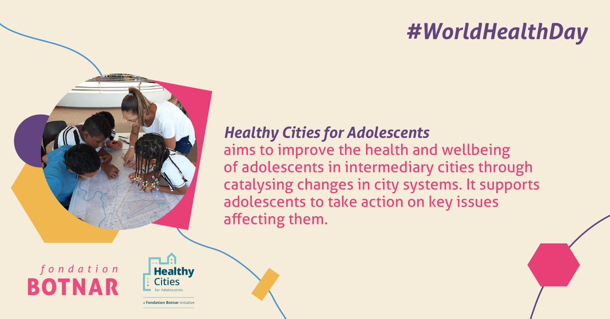 We support programmes where young people are actively involved in shaping their collective health & wellbeing & that uphold their rights and priorities: 🌐 Advocating for their health & wellbeing 🧑‍⚕️Access to quality healthcare 🗣️Participation in decision-making #WorldHealthDay