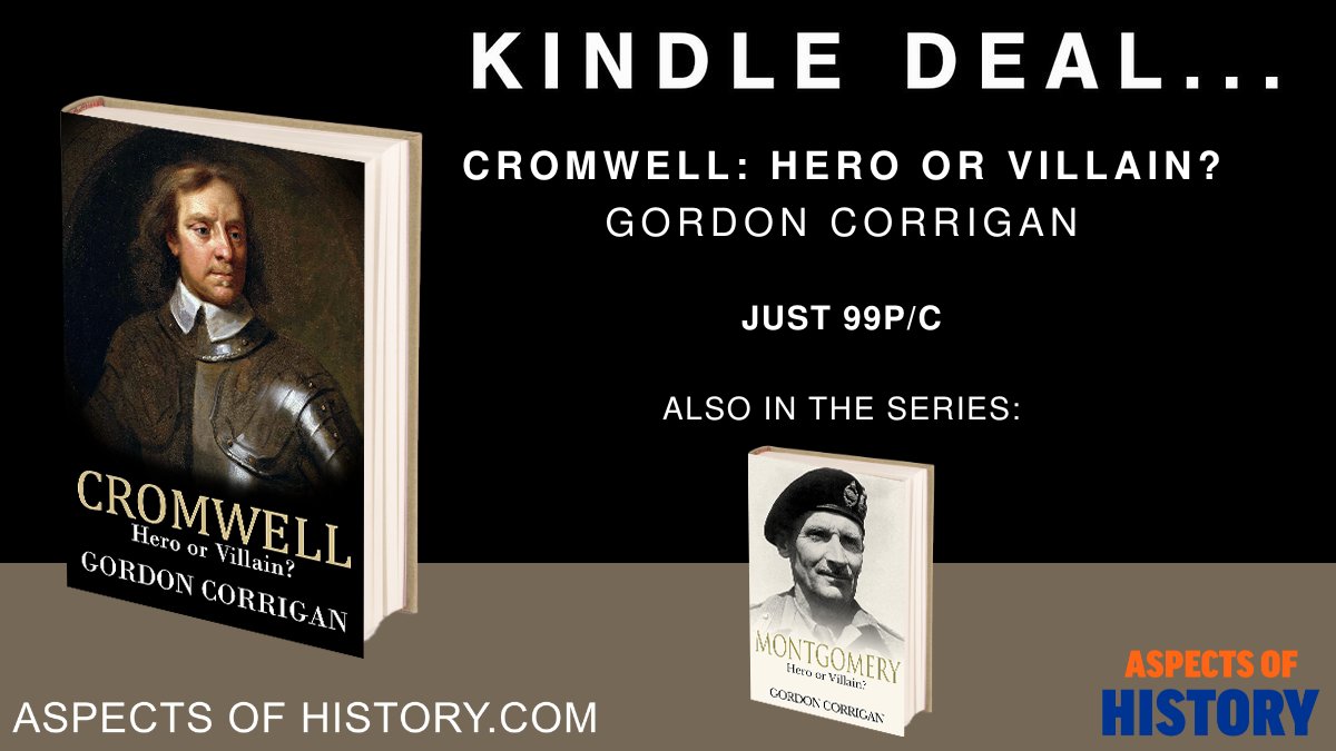 #KindleDeals Cromwell: Hero or Villain? By Gordon Corrigan Just 99p/c amazon.co.uk/dp/B07B26CKZW/ @Sealed_Knot #olivercromwell #englishcivilwar #biography