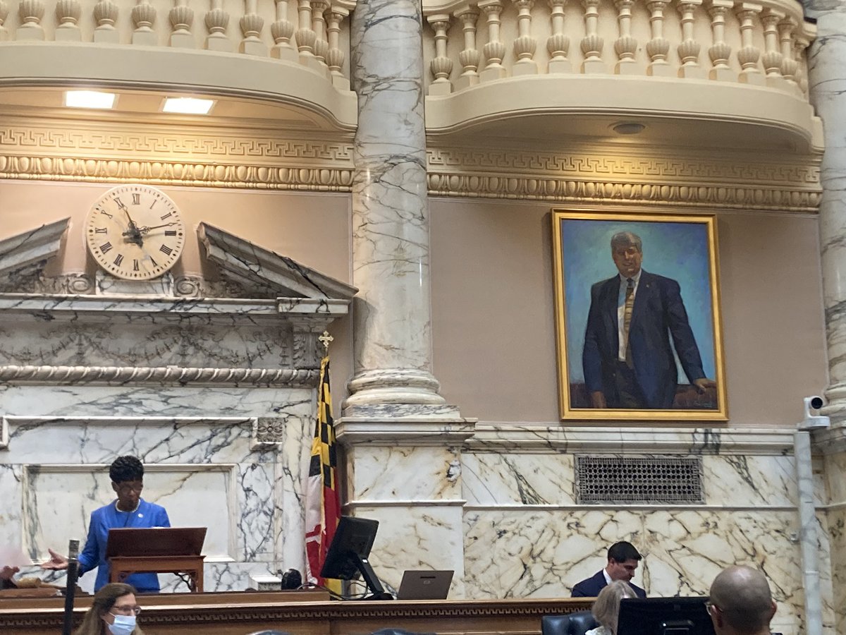 Five years ago yesterday, Speaker Mike Busch passed away. @SpeakerAJones started off our first floor session on this last day of the 90 day legislative session with a brief remembrance.