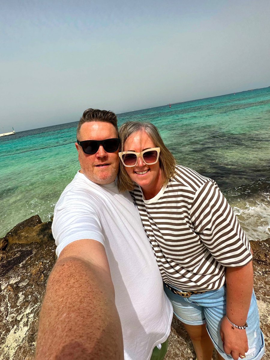 TeamTait's tweet photo. A cheeky weekend trip to Ibiza for Mrs T’s birthday, with flights less than the price of a train ticket to Manchester 👌🏻 #IbizaWeekender https://t.co/RIK5A9XkyN