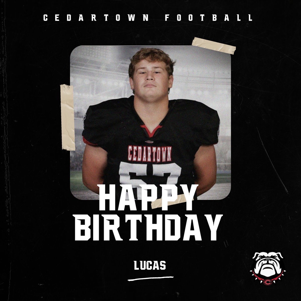 CedartownF's tweet photo. Happy Birthday to the Director of Football Operations @neal_luca !!!!!

#relentlesseffort https://t.co/RtVMlHOLKn