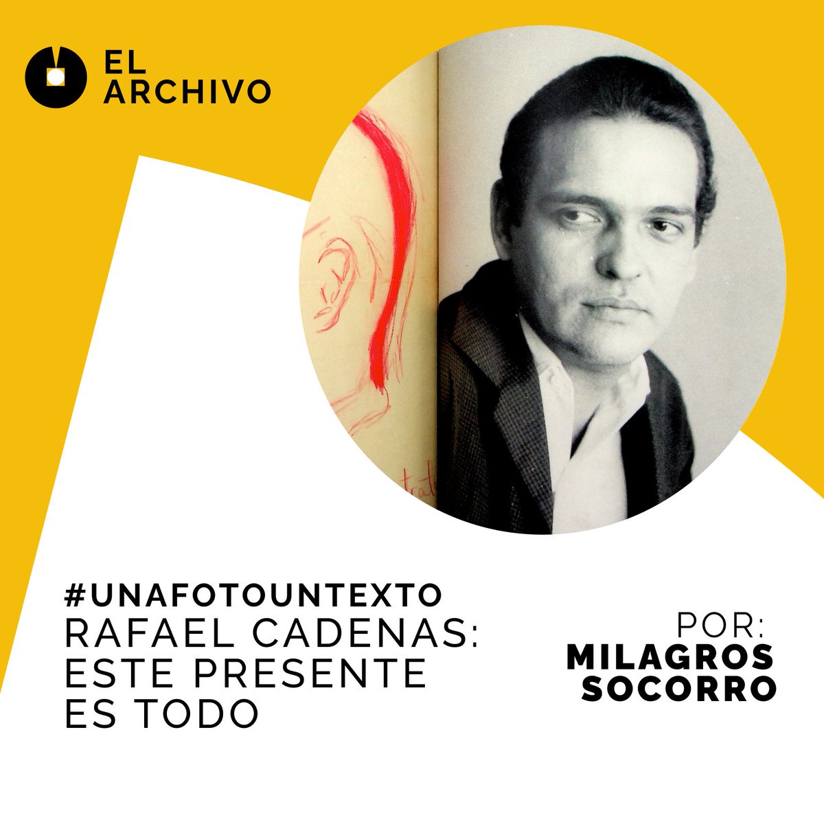 Rafael Cadenas: este presente es todo. #Memoria #UnaFotoUnTexto por @MilagrosSocorro - bit.ly/44GMc2U