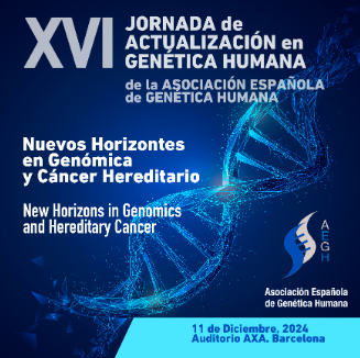 JORNADA | XVI Jornada de Actualización en Genética Humana @AEGHgenetica: Nuevos horizontes en genómica y cáncer hereditario 📅 11 de diciembre 📍 Auditorio AXA - Barcelona ✍️Inscripciones ya abiertas ¡Descubre más! geyseco.es/genetica24/ind…
