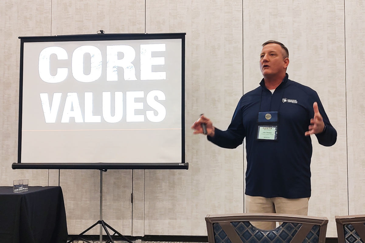 Veteran law enforcement trainer John Bostain, president of Command Presence Training, shares how a healthy culture is the number one factor in officer wellness. loom.ly/VZ-R4e0 #policeofficer #lawenforcement #policetraining #policeofficersafety #policechiefs #ileeta