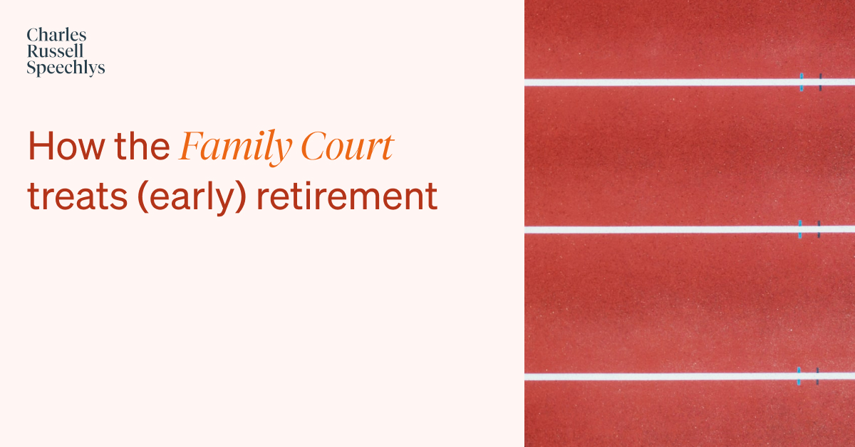 Britain's most successful female Olympian has retired at 31, but how does the Family Court treat early retirement? We discuss the earning capacity and retirement in the context of separating couples. Read more: crs.law/wikA50R9nMt #family #retirement