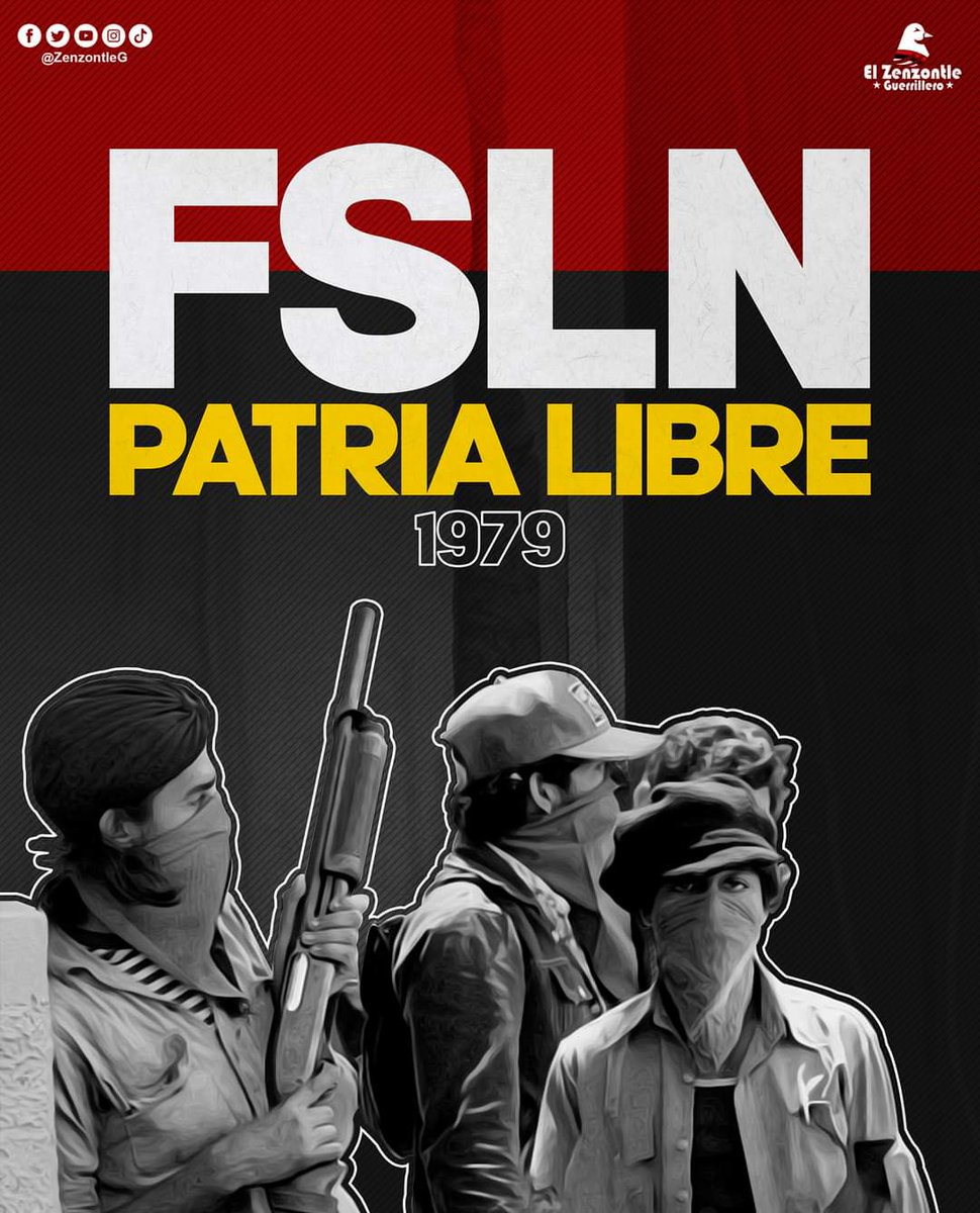 #Nicaragua | Foto 📸 Histórica en Estelí Insurrección en Abril de 1979, con el FSLN a la vanguardia, se encendió la segunda llama de un pueblo decidido a derrocar a la dictadura somocista, al mando del Comandante Francisco Rivera Quintero, El Zorro. ¡NI UN PASO ATRÁS! ✊🏻🔴⚫