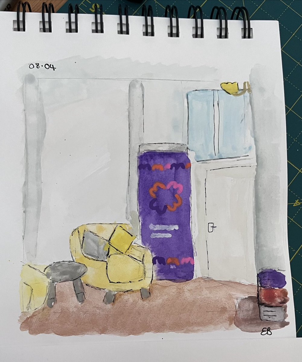 ellabendall's tweet photo. Spending the next month with @ScotlandRCM for my elective placement - busy first day today in huddles and planning project work for the next few weeks! Speed 20 min arts and crafts session once I got home of the hallway of the office 🖌️ https://t.co/xfx6Vg3GAH