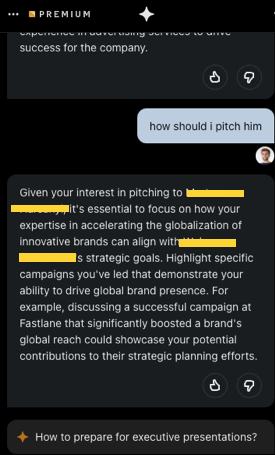 Next-level pitching on Linkedin.
