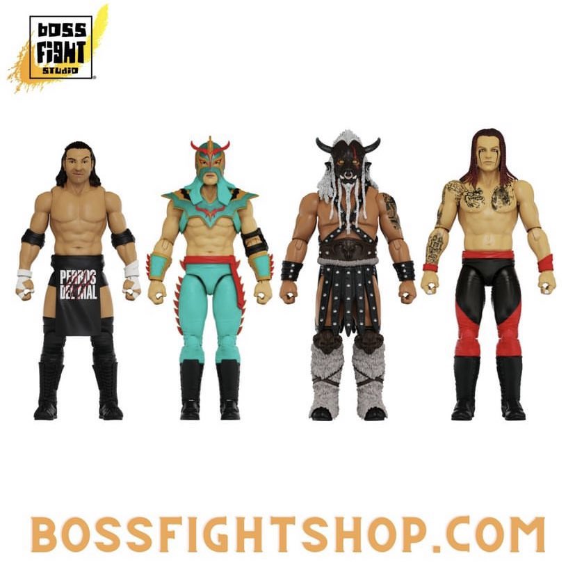 #LegendsOfLuchaLibre @maskedrepublic's @LegendsOfLucha Fanaticos Wave 2! Get your Hijo del Perro Aguayo, Ultimo Dragon, Black Taurus and @vampiro_vampiro orders in! 🇲🇽 🇯🇵 🇨🇦 SHOP NOW! ➡️ bossfightshop.com/collections/le… 🛒 #LuchaCentral #LuchaLibre #ProWrestling #プロレス 🤼‍♂️