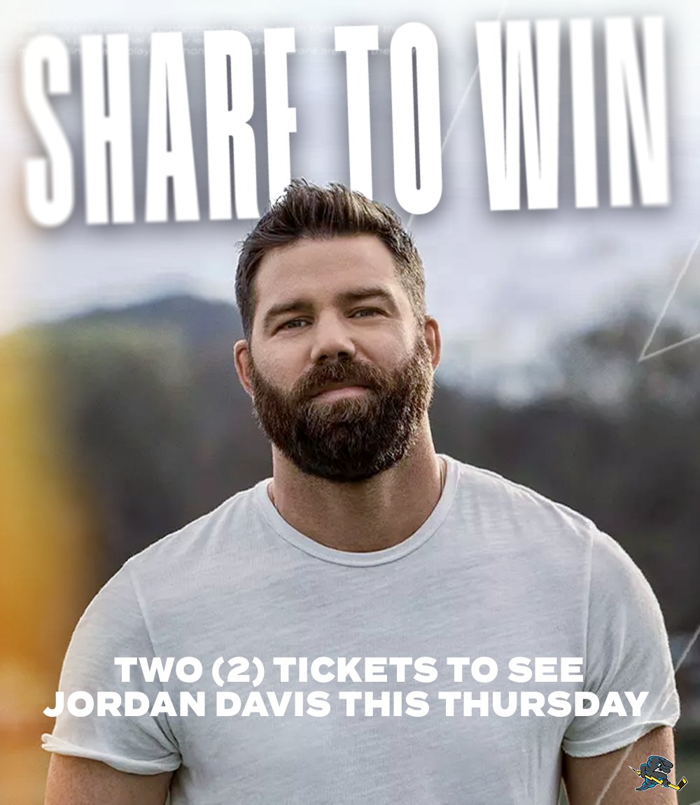 QuadCityStorm's tweet photo. ❤️ &amp; 🔁

Like &amp; share this post and you could win ✌️ tickets to see Jordan Davis this Thursday night🙌

Head over to Facebook &amp; do the same for an extra entry! We will announce the THREE winners LIVE at tomorrow's game! Winner must be in attendance to claim‼️

#FreezeWarning https://t.co/pazrJ3ksL2