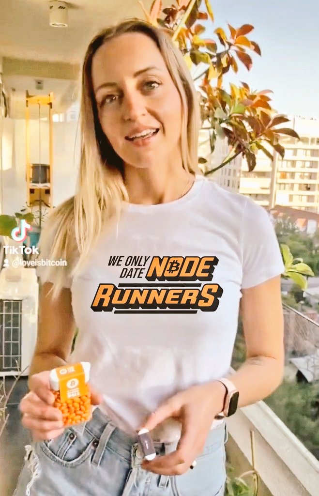 We only date noderunners. Connect to my node here loveisbitcoin.com/node And get my wardrobe here loveisbitcoin.com/wardrobe