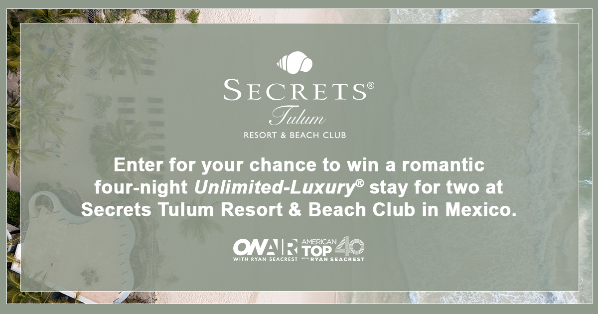 Enter for your chance to win a romantic 4-night Unlimited-Luxury® stay for two at Secrets Tulum Resort & Beach Club in Mexico🐚Prize provided by Secrets Tulum Resort & Beach Club. To enter and get rules visit bit.ly/3TYM6R0