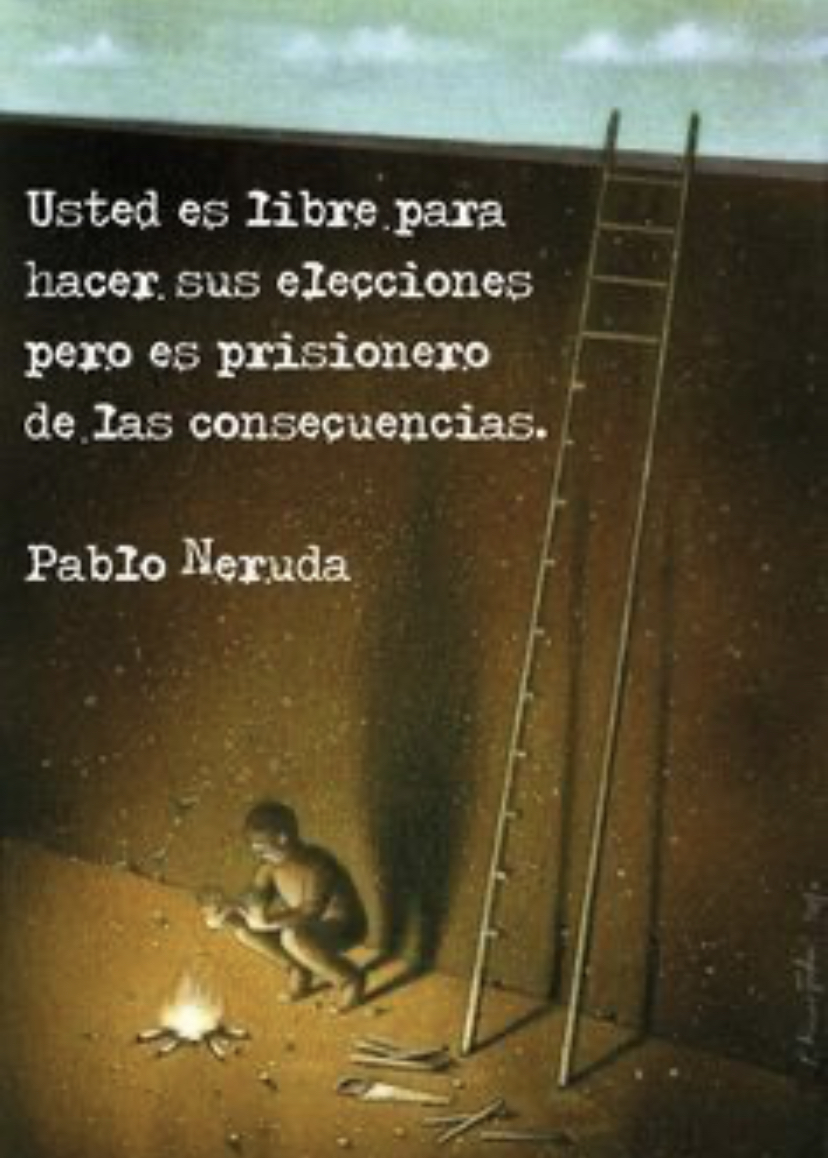 #UstedEs #Libre #HacerSus #SusElecciones #PrisioneroDe #LasConsecuencias #Frases #Reflexiones #Motivación #FraseDelDía #ImágenQueMotiva #ImágenDelDía #FollowMe #Sigueme #SiguemeYTeSigo #SiguemeYTeSigoDeVuelta