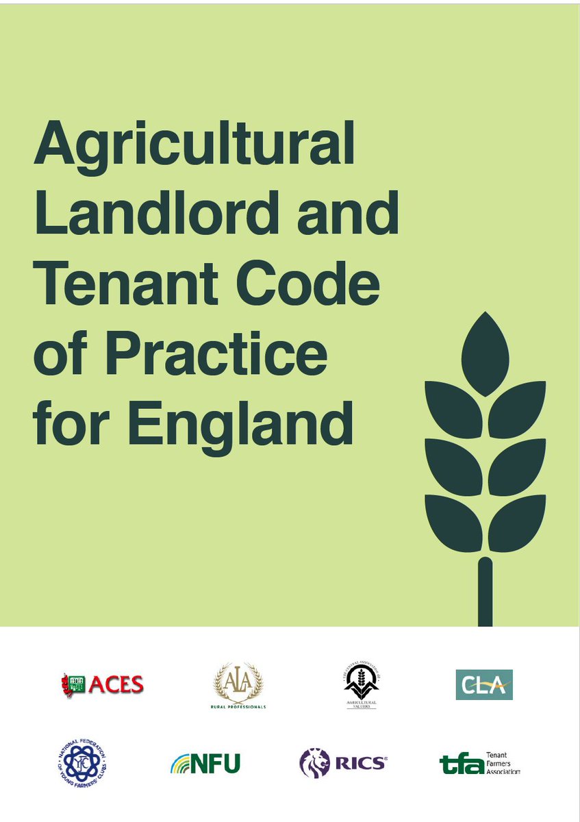 NFYFC is proud to be involved in The Farm Tenancy Forum and the launch of the new Agricultural Tenant Code of Practice for England. For more info and to download the new code, visit 👉nfyfc.org.uk/launch-of-the-… #YoungFarmers