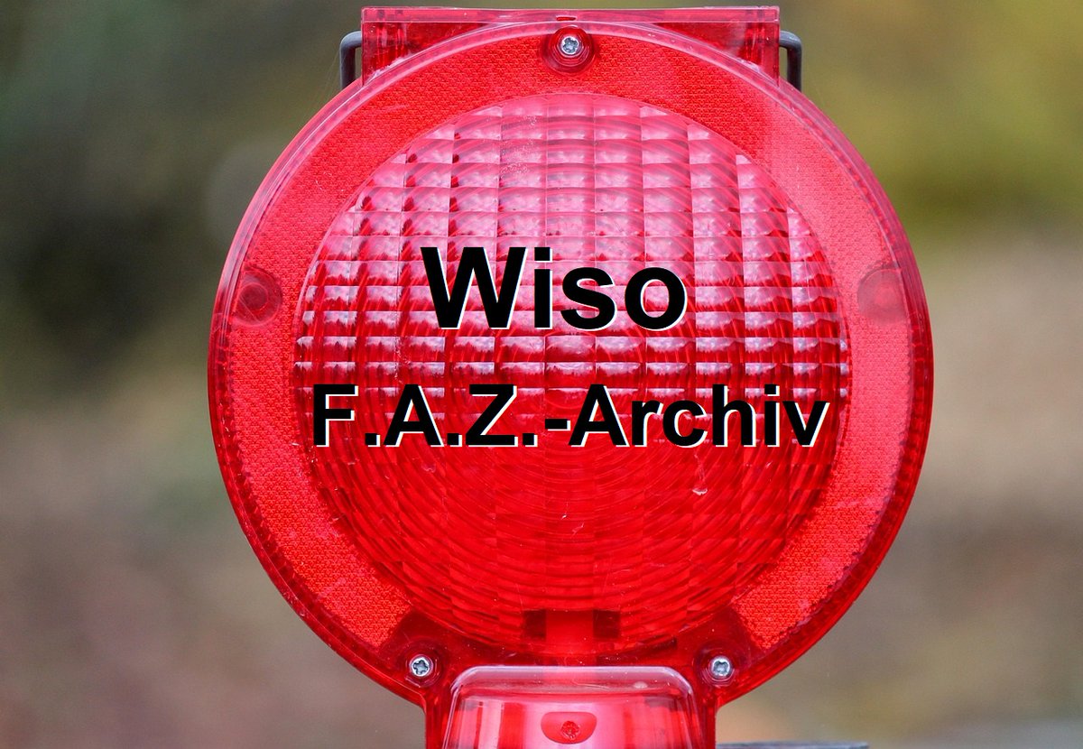 📢 Aufgrund technischer Probleme bei den Anbietern, sind z. Zt. die Online-Datenbanken von #Wiso sowie das Archiv der #FAZ nicht erreichbar ➡️ blogs.fu-berlin.de/bibliotheken/2…
Es wird versucht, die für die Presserecherche beliebten Titel bald wieder zur Verfügung zu stellen.