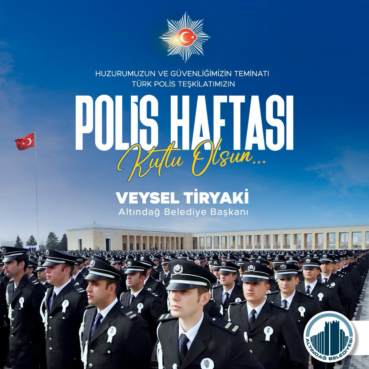 179 yıldır milletimizin huzur ve güvenliği için fedakarca görev yapan tüm emniyet görevlilerimizin #PolisHaftası’nı kutluyor, şehit olan kahraman polislerimizi saygı ve rahmetle anıyoruz🇹🇷