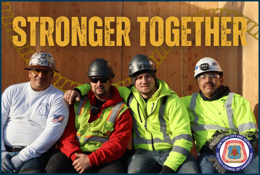 NYCDCC knows that we are stronger when we work together. We are more than just a union – we are a brotherhood and a family.
