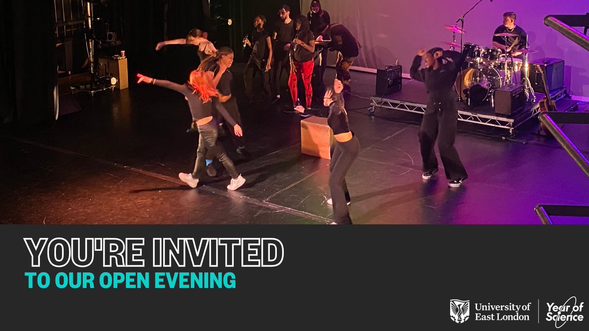 Join us at our upcoming Open Evening! It's a fantastic way for you to get a taste of what it's like to study media, fashion, drama, theatre & performance. Wednesday, 17 April, 3-7 PM. Book your place now: uel.ac.uk/study/events-t… #UELOpenEve