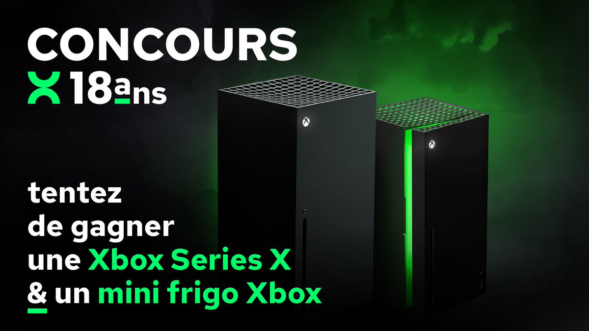 🎉 Xboxygen fête son anniversaire avec un concours !

18 ans d'infos, de décryptages et d'échanges avec vous, sans œillères et à valeur ajoutée.

🎮 Une Xbox Series X + le mini-frigo Xbox sont à gagner.

Pour participer : 
✅ RT &amp; Follow <a href="/Xboxygen/">˗ˏˋ Xboxygen ˊˎ˗ ✨</a>
🍀 TAS le 06/05