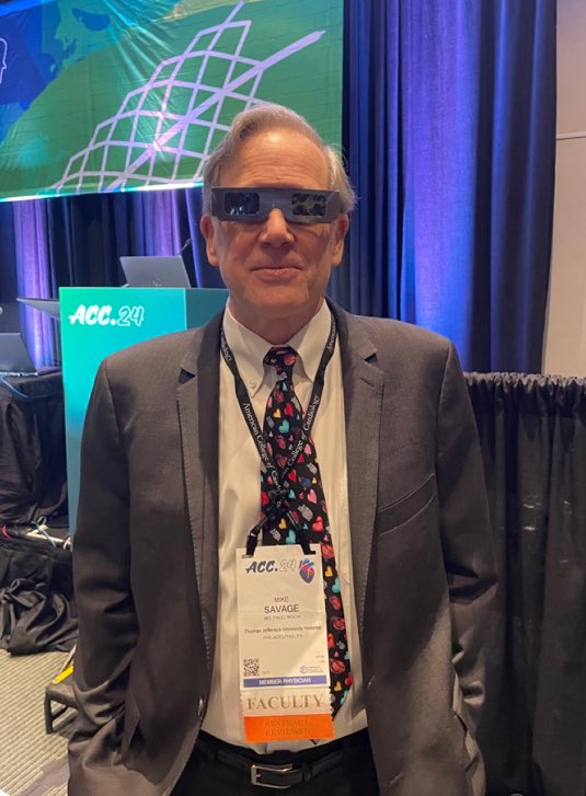 Thanks to @DougDrachmanMD & @ACCinTouch team for a scintillating #ACC2024 only to be eclipsed at 3:04 local time today #Eclipse2024 #SafetyFirst #CardioTwitter @fischman_david @DrMarthaGulati @mmamas1973 @HenrytTimothy @NSmilowitzMD @samitshahmd @ChangeAtHeart @BethFratesMD