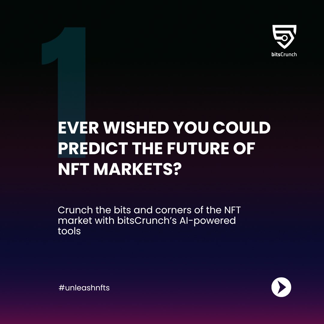 bitsCrunch's tweet image. How can #bitsCrunch&apos;s AI algorithms predict market movements and revolutionize your #NFT strategy? 

Check out below!
