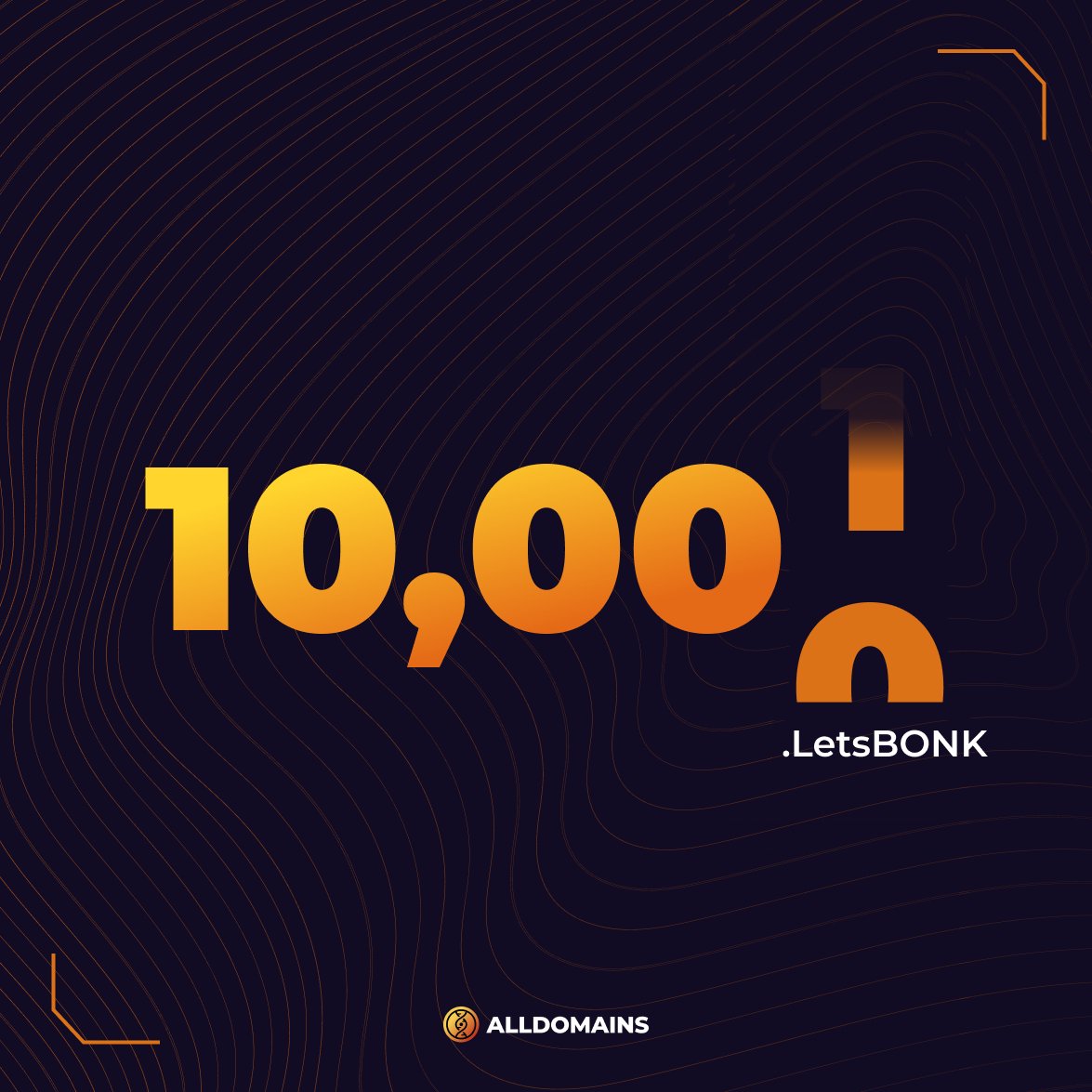 🎉.LetsBONK domain names have just reached an amazing milestone

10,000 people have now claimed their BONKdragon Tail Attribute by registering a @bonk_inu .LetsBONK❗❗❗ domain name

Congratulations and Thank You!

#LetsBONK