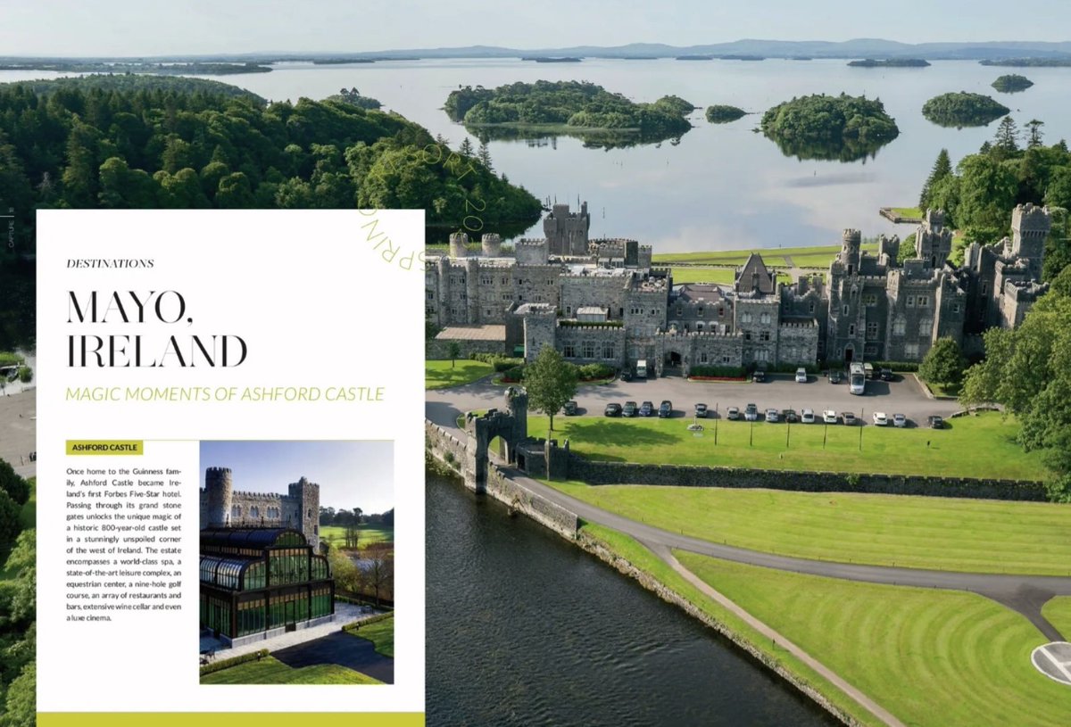 Fabulous to see #AshfordCastle in Capture Magazine's Design Issue. #RedCarnationHotels
