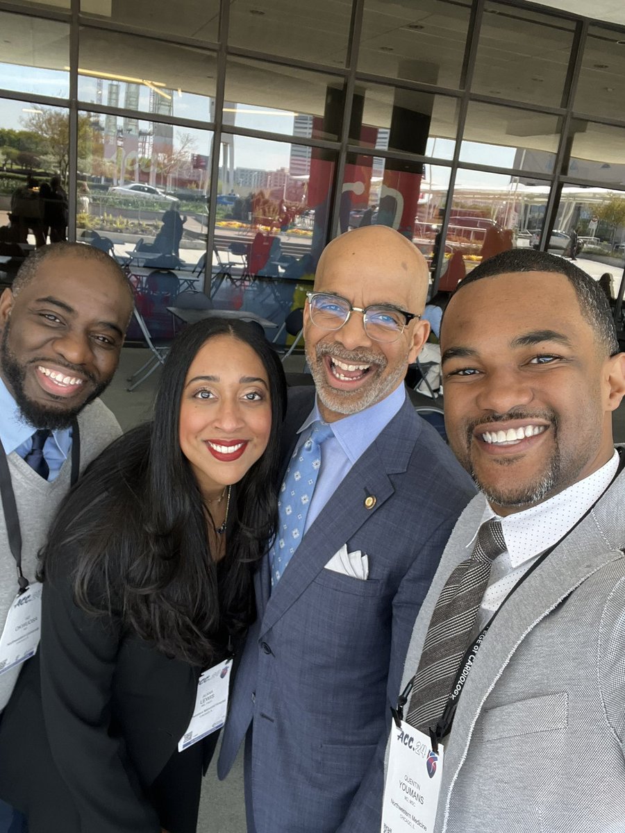 One of the best parts of the #ACC24 <a href="/ACCinTouch/">American College of Cardiology</a> - THE PEOPLE! 

Enjoying a great final day of science and education at the conference with our <a href="/NMCardioVasc/">NM Cardiovascular</a> crew. 

<a href="/NUFeinbergMed/">Northwestern Feinberg School of Medicine</a> <a href="/NorthwesternMed/">Northwestern Medicine</a> <a href="/NMHheartdoc/">Clyde Yancy, MD, MSc</a> <a href="/ALewisMD/">Alana A. Lewis, MD</a>