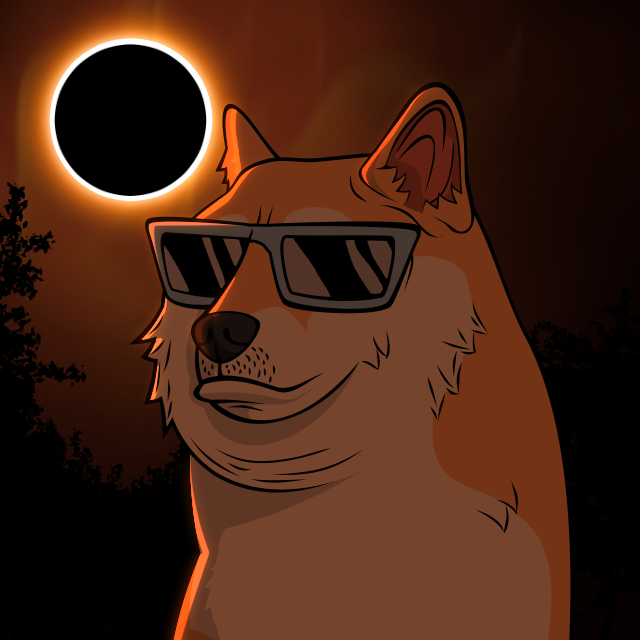 Doge is eclipse ready 😎