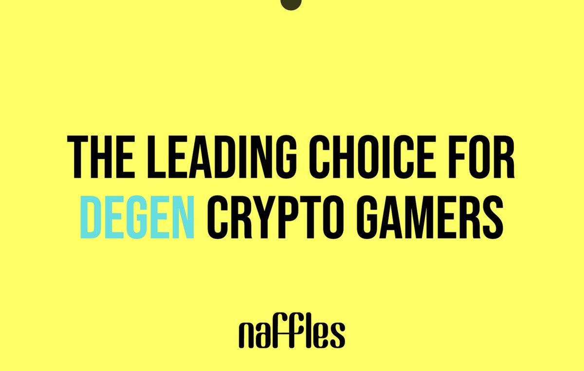 IT'S COMING: Just 11 days to go! The countdown to the launch of the ultimate #GambleFi infrastructure for crypto degens is on. 3️⃣2️⃣1️⃣💥 Once you get $NAFF, you can never have eNAFF. See it on the new Naffles.com website and get ready! 👇👇