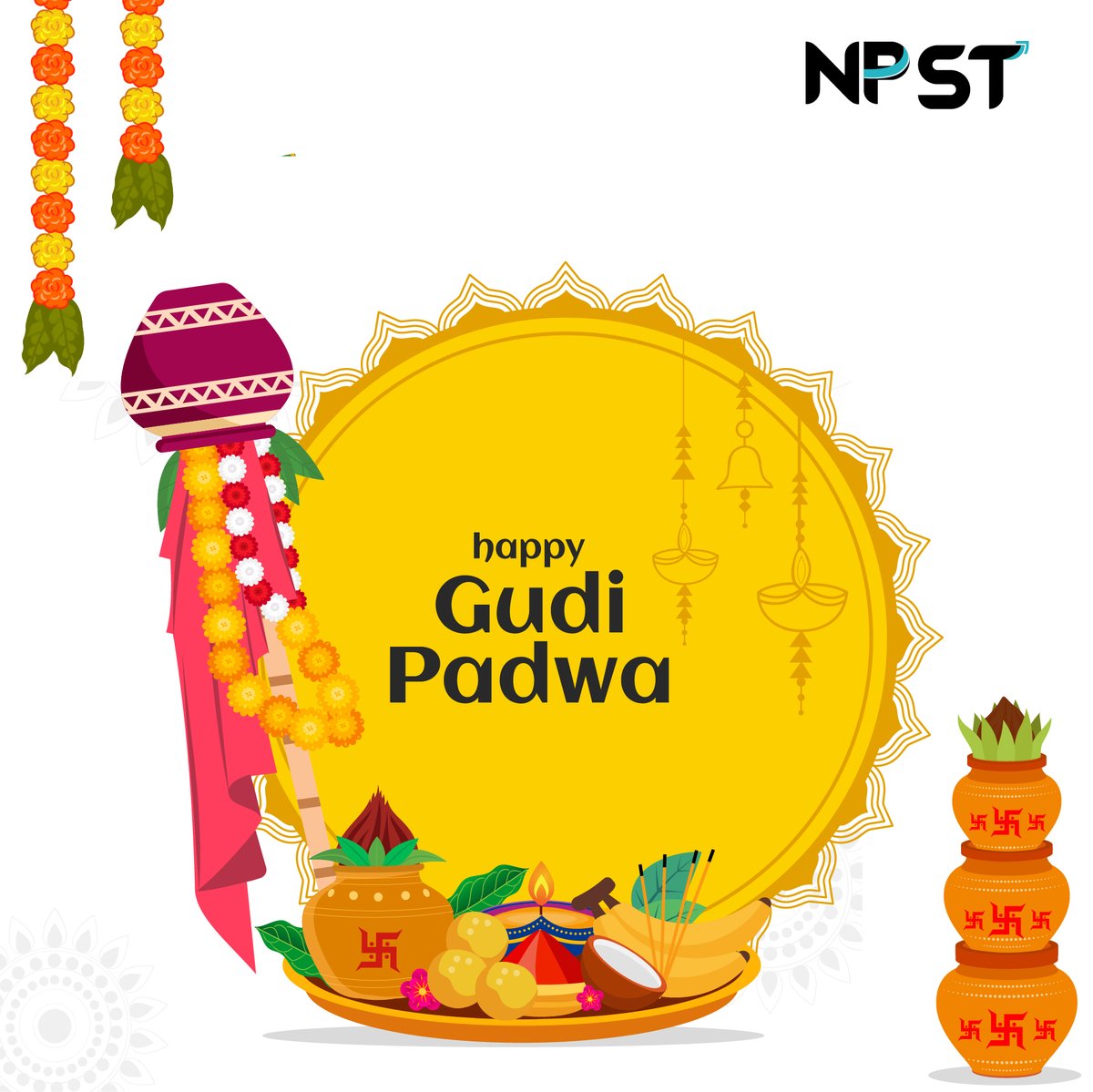 May the sweetness of puran poli and the vibrant colors of the Gudi fill your life with joy and prosperity. Happy Gudi Padwa!

#GudiPadwa2024 #GudiPadwaSpecial #TraditionalCelebration #FestiveSpirit #CulturalHeritage #GudiPadwaWishes #FestiveSeason #NewBeginnings #Prosperity
