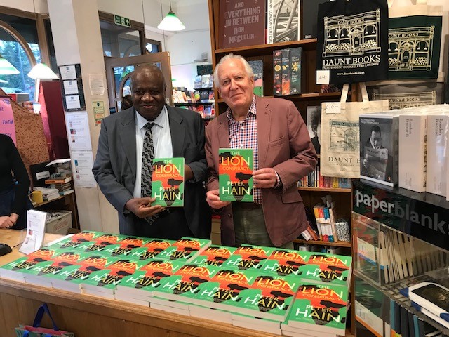 A few photos from last week's launch of The Lion Conspiracy by @PeterHain at @Dauntbooks Gripping and pacey, this is the final book in the Conspiracy trilogy following the highly acclaimed The Rhino Conspiracy and The Elephant Conspiracy. @MuswellPress