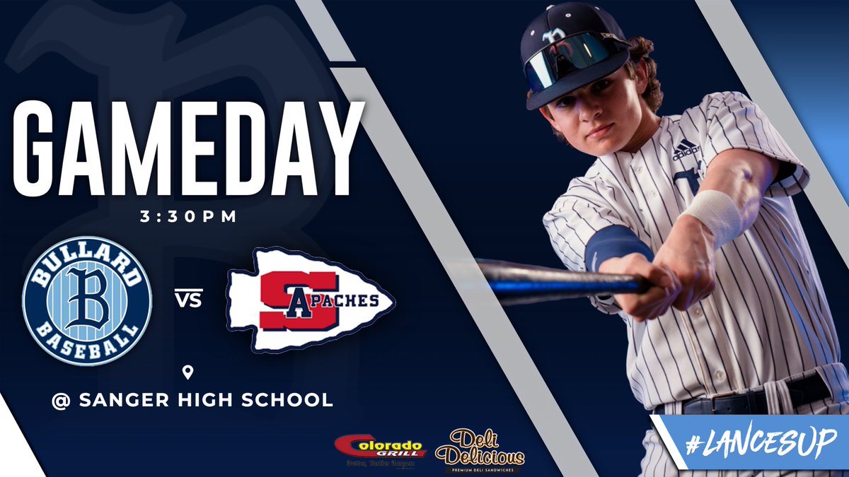 Let’s try this again… It’s Gameday! The Knights travel to Sanger to take on the Apaches. First pitch 3:30pm #LancesUp⚔️ | #Win8