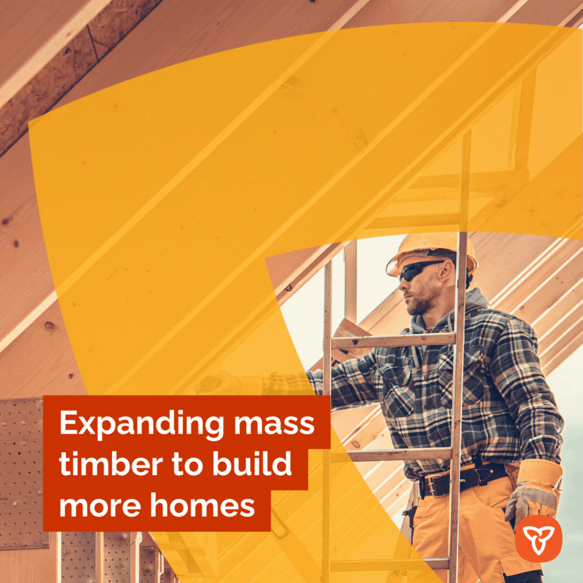 Today, Minister @PaulCalandra announced that Ontario is expanding the use of advanced wood construction, like mass timber, to make it faster and more affordable to get more #homes built while creating jobs. Learn more: news.ontario.ca/en/release/100… #ONpoli