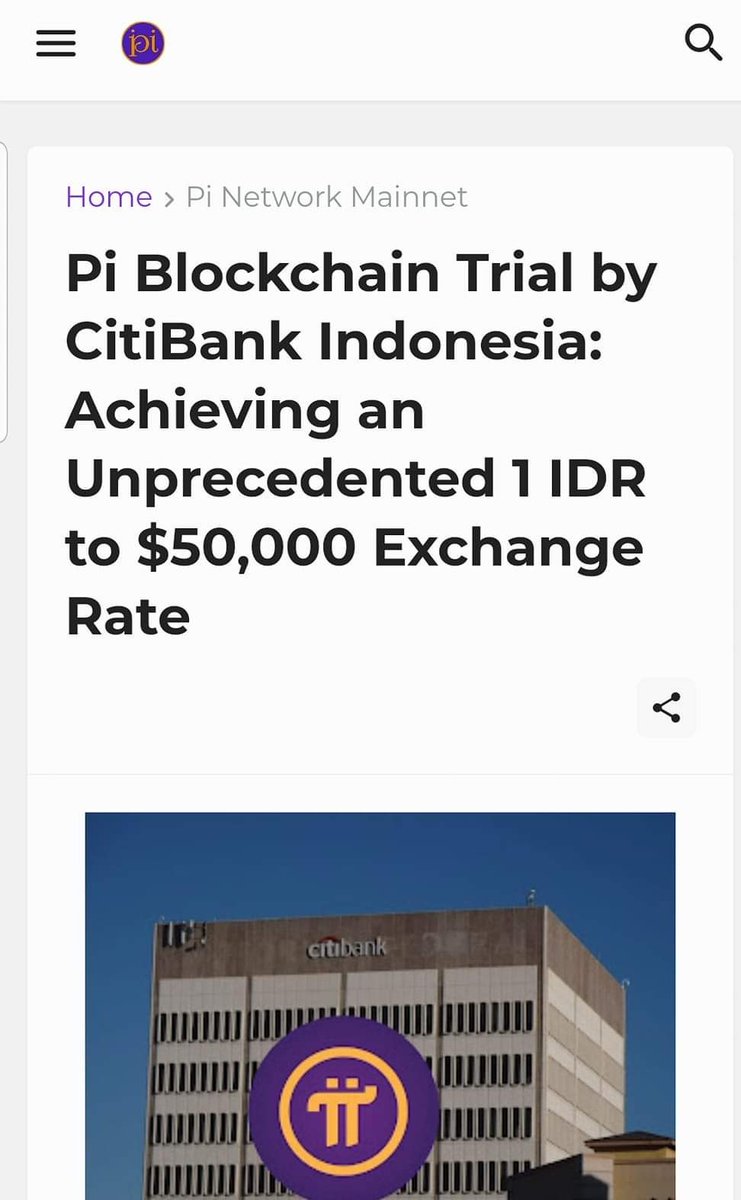 NEWS_Pii's tweet photo. News pi24/7🔥🔥🔥🎆🌍
👉 Good evening.
Wishing #Pi_GCV Family....a nice evening.
💥💥💥 Breaking news:
Testing #Pi_Blockchain of #CitiBank #indonesia. Achieve unprecedented conversion rate, 1 IDR ~ $50,000...
#PiCoreTeam https://t.co/v61zZw0XLF