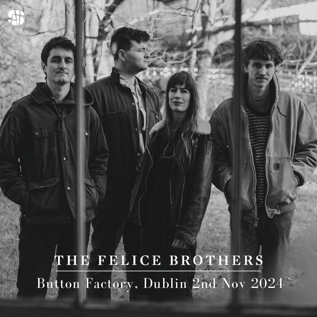 🚨 𝗝𝗨𝗦𝗧 𝗔𝗡𝗡𝗢𝗨𝗡𝗖𝗘𝗗 🚨 American folk rock/country rock band @felicebrothers will be taking over @ButtonFactory22 on 2nd November! Tickets on sale Friday at 10 am ⏰👉bit.ly/FeliceBrothers… @singularartists