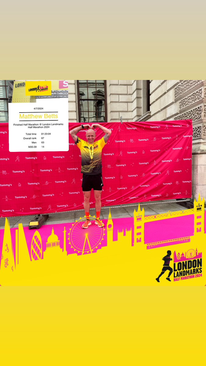 Thank you for all your support & sponsors for @ProstateUK 
Unbelievable event @LLHalf 
Anybody wanting to try an half this blinds most I’ve completed 🏃🏻‍♂️🙌🏻👍🏻🫶🏻
#ProstateCancer #llhm24 #runnerblades