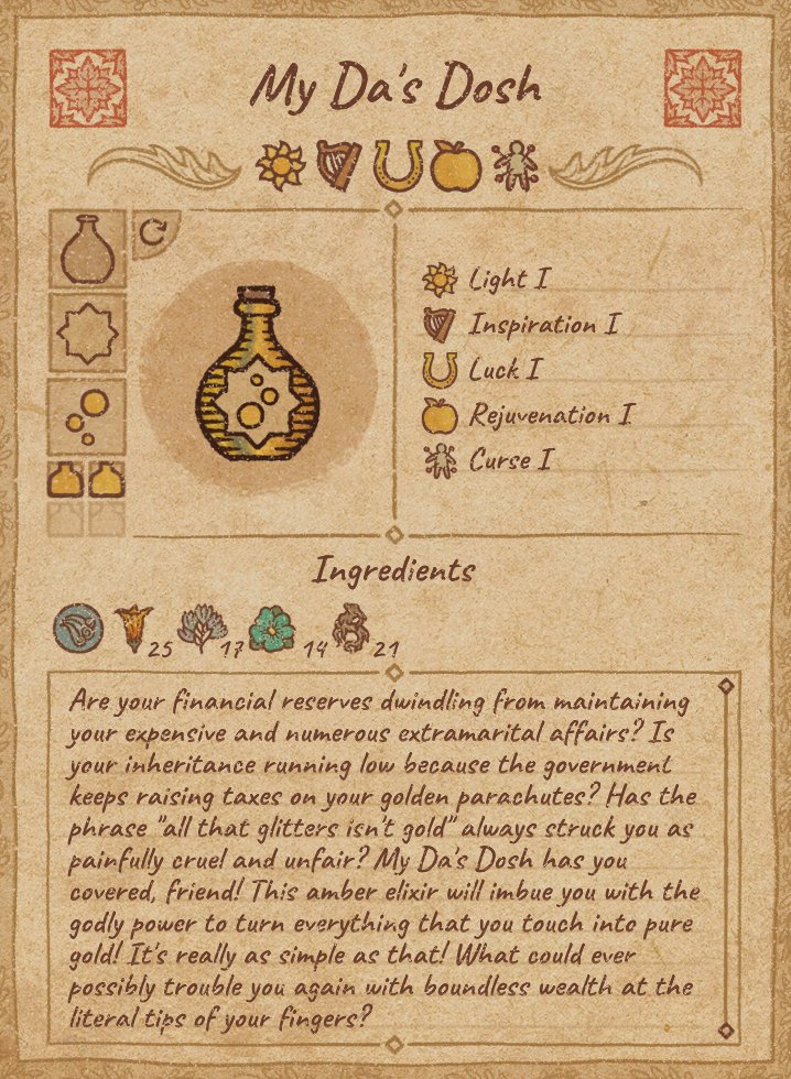 This year, we've had fantastic brewing challenges on the #PotionCraft Discord. Take a look at some of last month's entries for 'Subtle Sabotage', where your potion was beneficial, but with a sneaky twist! Join in the fun and show off your brewing skills: discord.gg/PotionCraft