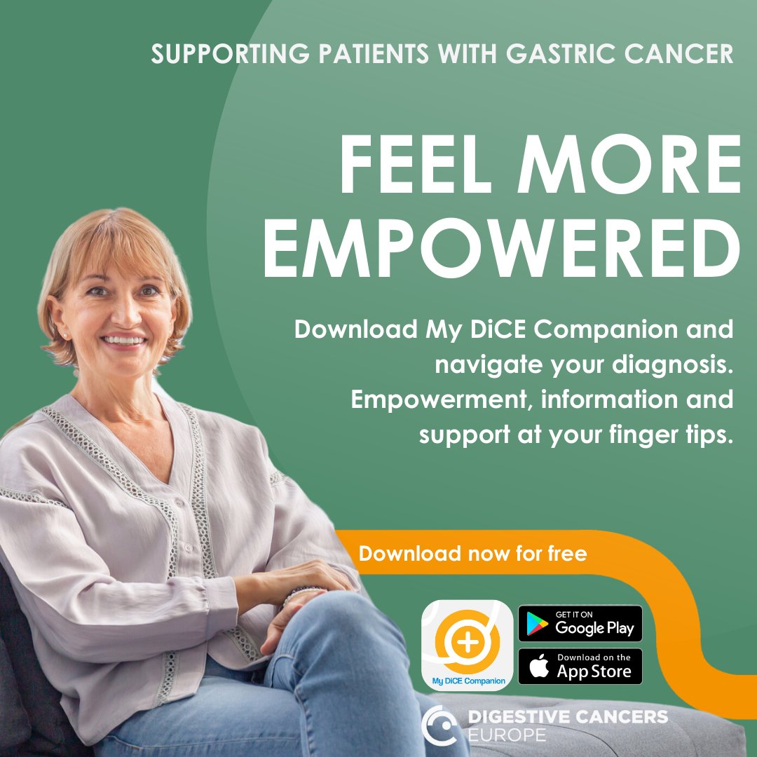 My DiCE Companion is more than a tool; it’s a partner in your journey with #oesophageal & #gastric cancer. Designed with insights from patients, survivors & carers, it'll make u feel empowered. 👉Explore a holistic approach to care: mydicecompanion.eu #OeCCAM2024