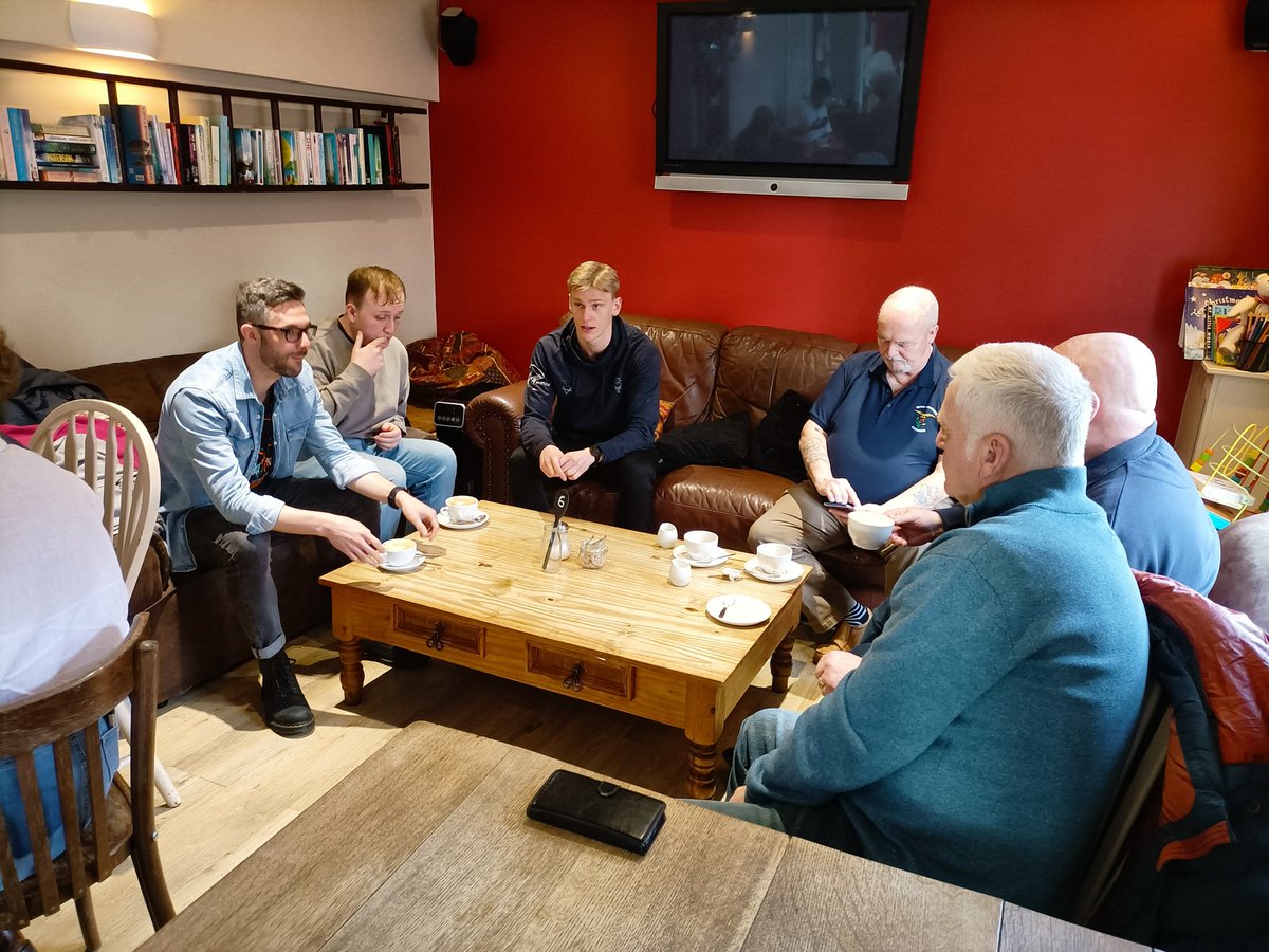 Fancy a coffee with Lasse, myself and Nigel? Our next outreach event is tomorrow, 2pm. All are welcome, the event is at the Nettleham community hub, LN2 2SL. #CoffeewithLasseandWass #fanengagement ☕⚽