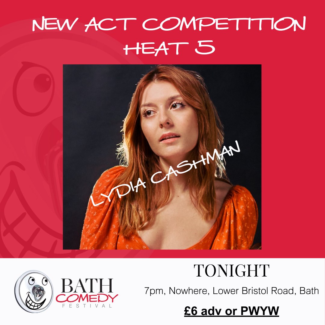 Brighten up your Monday with #ALaughInBath. We've loads of comedy tonight in Bath. @JennyLaville #HalfTimeShow and @yespaulineeyre #Body are at @RingOBellsBath @baileymills99 #UnfilteredAndScummy at @KomediaBath and #Heat5 of #BathNewAct24 at #NowhereBath #BathComedyFestival