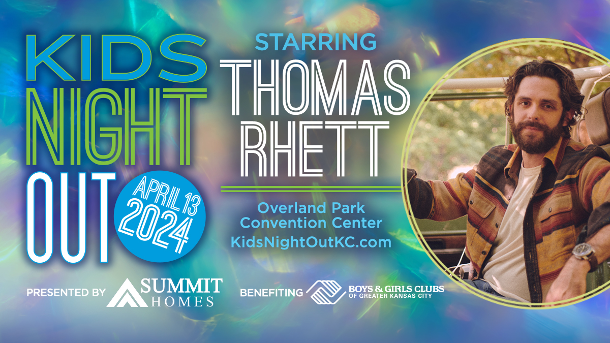 IT’S THE KIDS NIGHT OUT COUNTDOWN! This is it! Kids Night Out 2024, presented by Summit Homes, is our biggest event of the year and we are SO EXCITED to party with Thomas Rhett here in KC in THIS WEEKEND! #KidsNightOut2024 #KNO2024 #helpKCkids