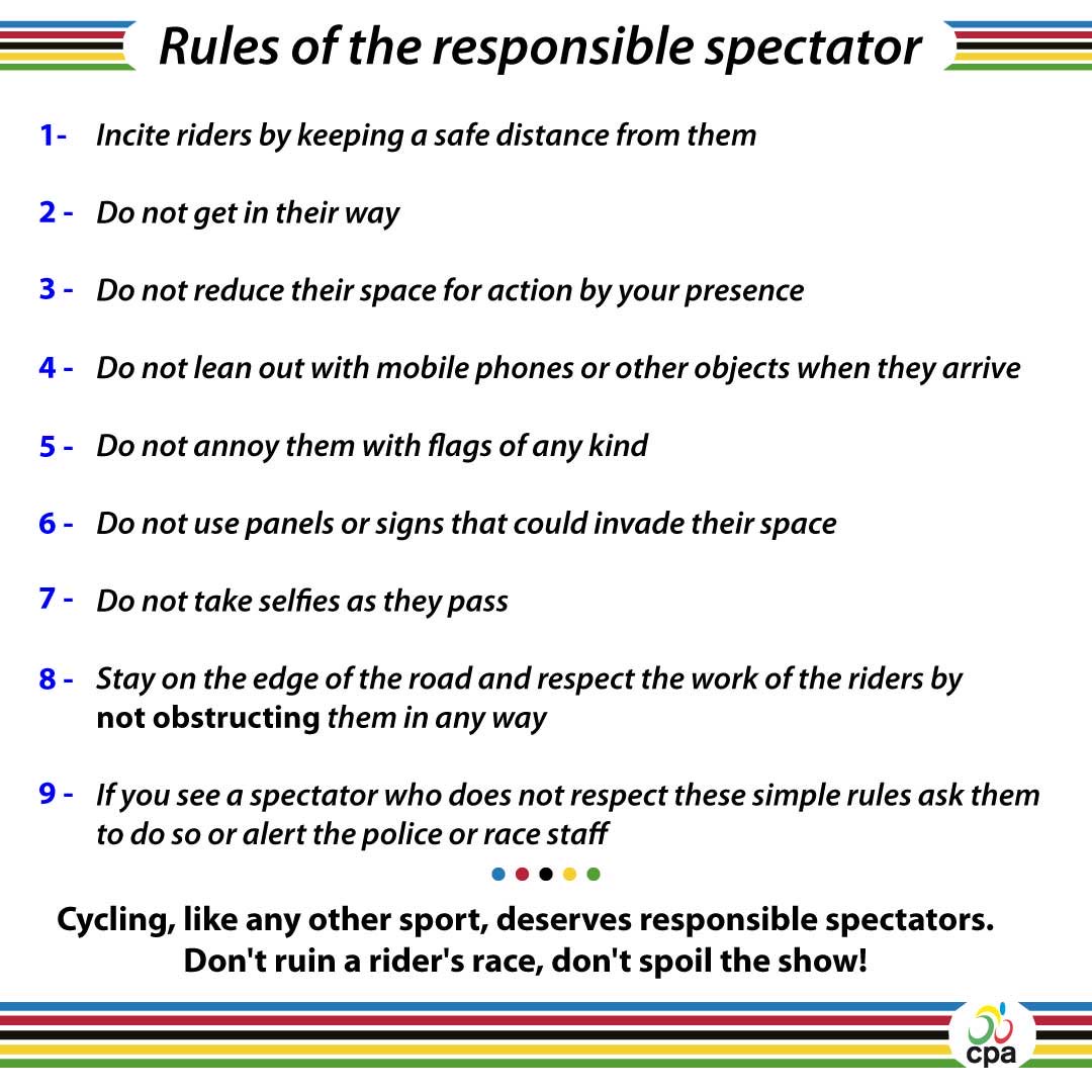 cpacycling's tweet photo. We will continue to take legal action against disrespectful fans of the riders!

Read this ⬇️

https://t.co/3LZSTKhrps

#CyclingSafety #Respect #CPA #ParisRoubaix #MVDP #SafetyFirst https://t.co/TM3Tk8khqw