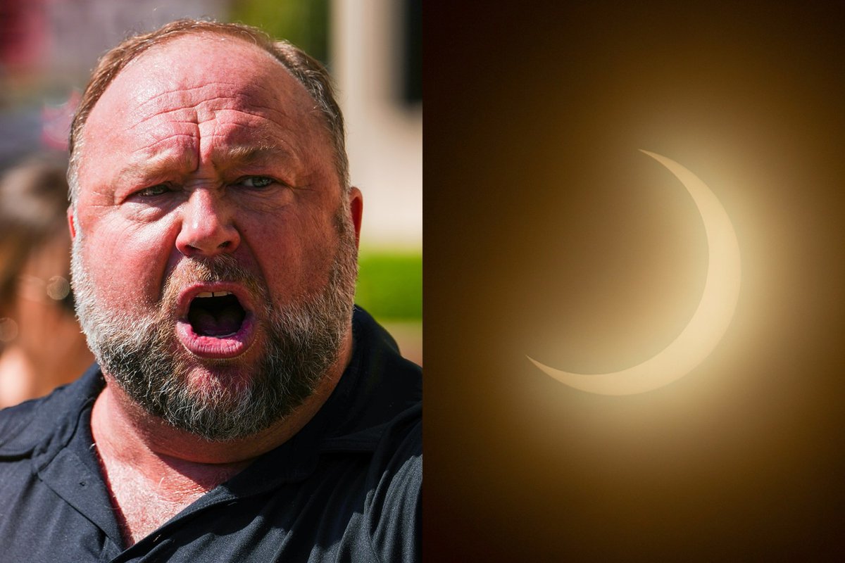 Eclipse Day means a few things for conspiracy theorists: ~rituals~ and the ~new world order~ 🌞 More on how today's scientific phenomenon is flooding the far-right: rollingstone.com/culture/cultur…