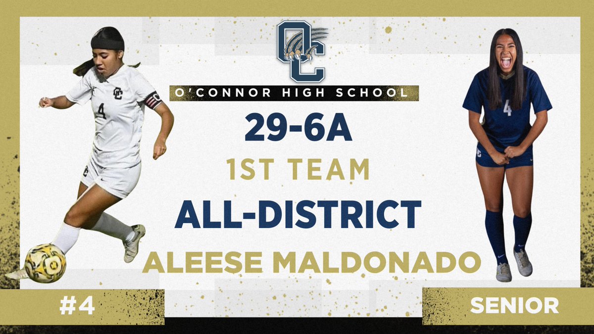 Congratulations to Senior Aleese Maldonado on being named to the 29-6A All-District 1st Team.