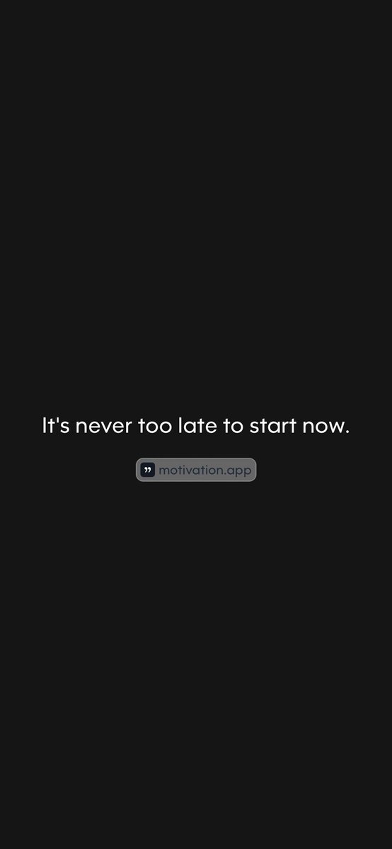 It's never too late to start now. From @AppMotivation #motivation #quote #motivationalquote motivation.app/download