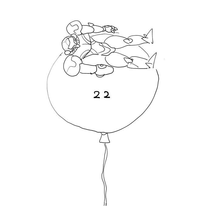 まだ子供気分でいたい22歳誕生
そろそろお絵描き頻度増やしていきたい 