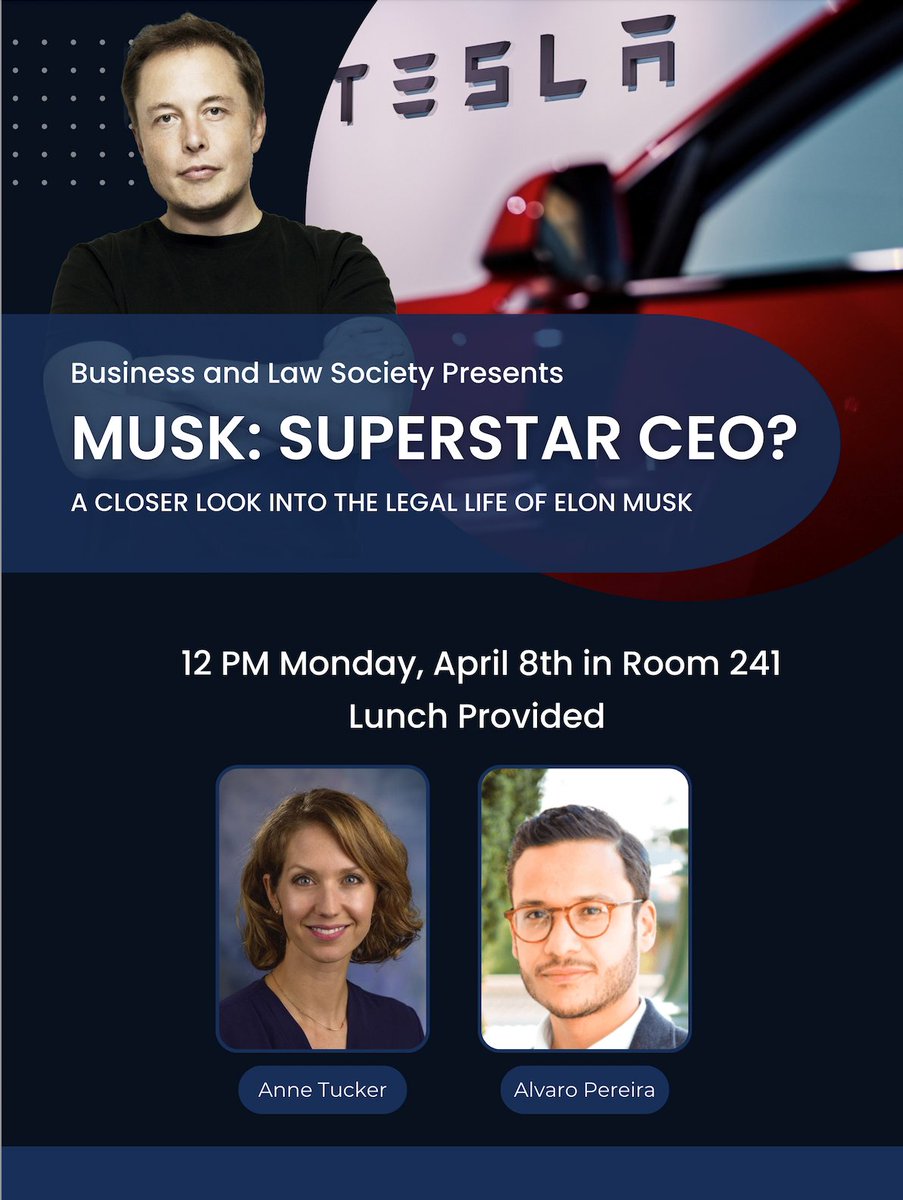 Alvaro Pereira (@alvaropereirap) on Twitter photo On my way to discussing some fascinating developments in #DelawareCorporateLaw with my inspiring colleague Anne Tucker and our students at <a href="/GeorgiaStateLaw/">Georgia State University College of Law</a>
#CorpGov On my way to discussing some fascinating developments in #DelawareCorporateLaw with my inspiring colleague Anne Tucker and our students at <a href="/GeorgiaStateLaw/">Georgia State University College of Law</a>
#CorpGov